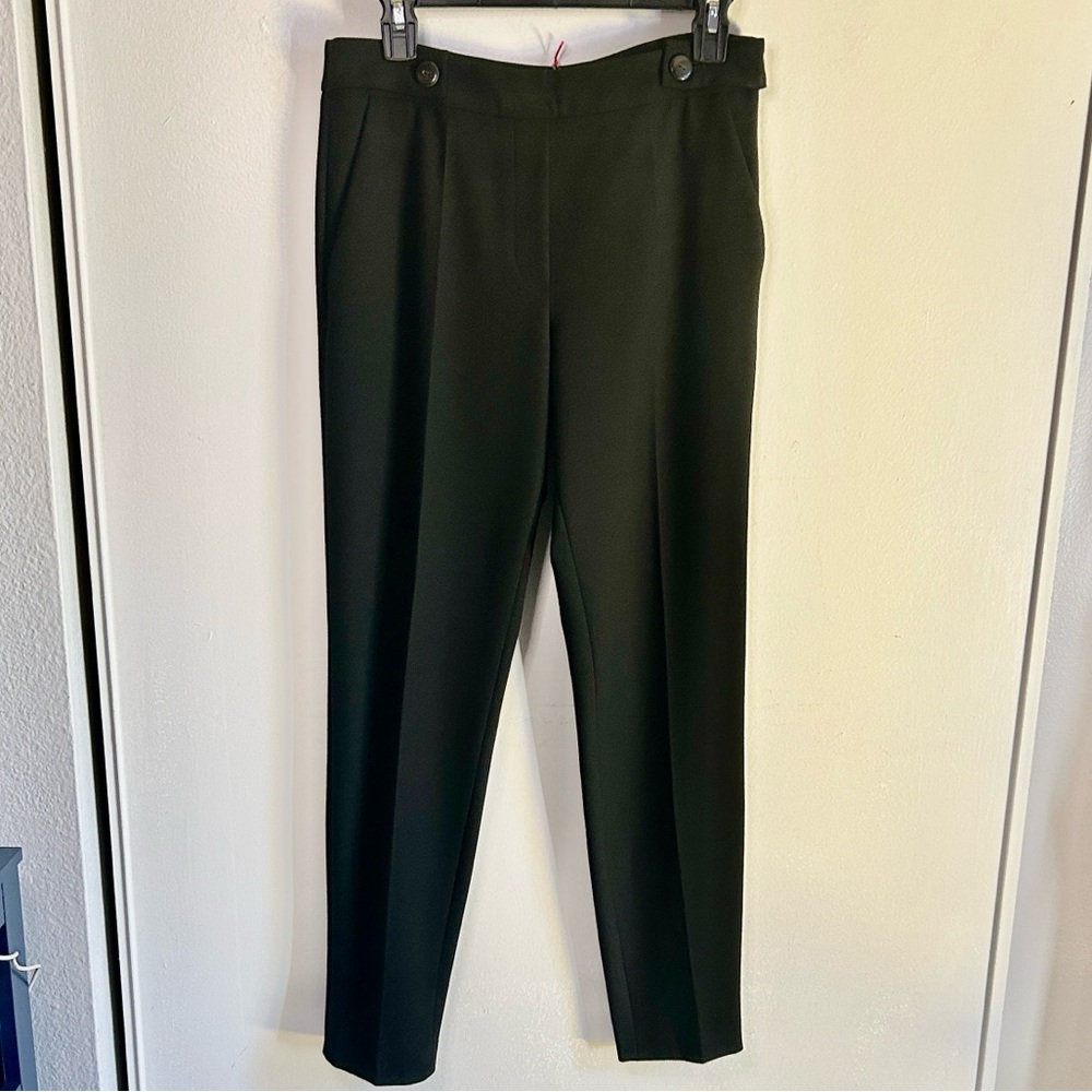 New HUGO Himonie-1 Black Slim Fit Tapered Dress Pants Slacks Trousers - Picture 14 of 14